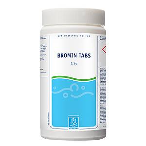 Långsamtlösande Bromintabletter för klorfritt luktfritt spabad
