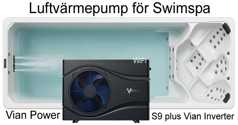 Med en bra luftvärmepump för Swimspa & spabad, så spar du mycket pengar på mindre energikostnad.