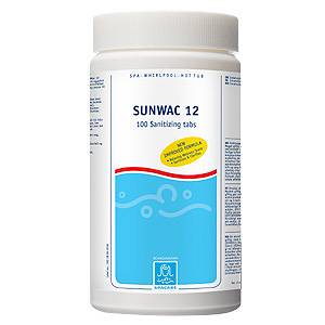 SpaCare Sunwac 12 snabblösande klortablett